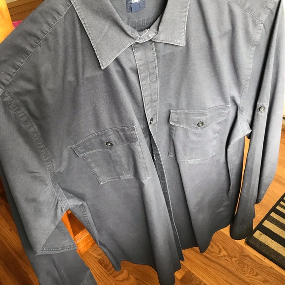 Casual button down. Gap brand. Worn in look. - Picture 2 of 5